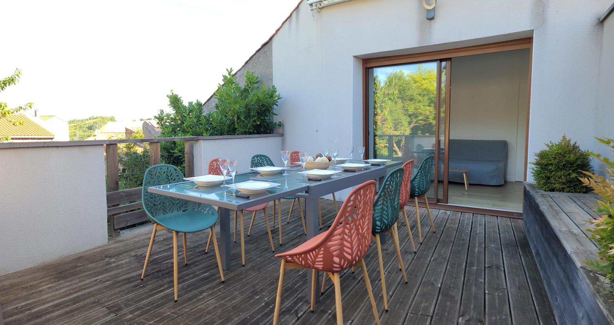 Les Maisons Bareyre - Grandes Maisons Avec Terrasse Saint-Sandoux Exteriör bild