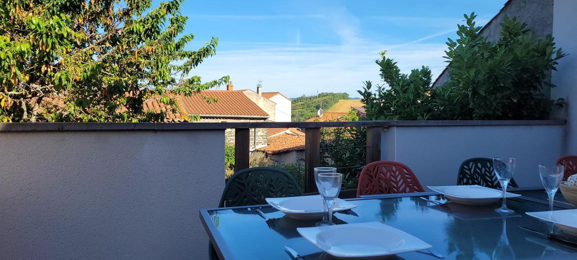 Les Maisons Bareyre - Grandes Maisons Avec Terrasse Saint-Sandoux Exteriör bild