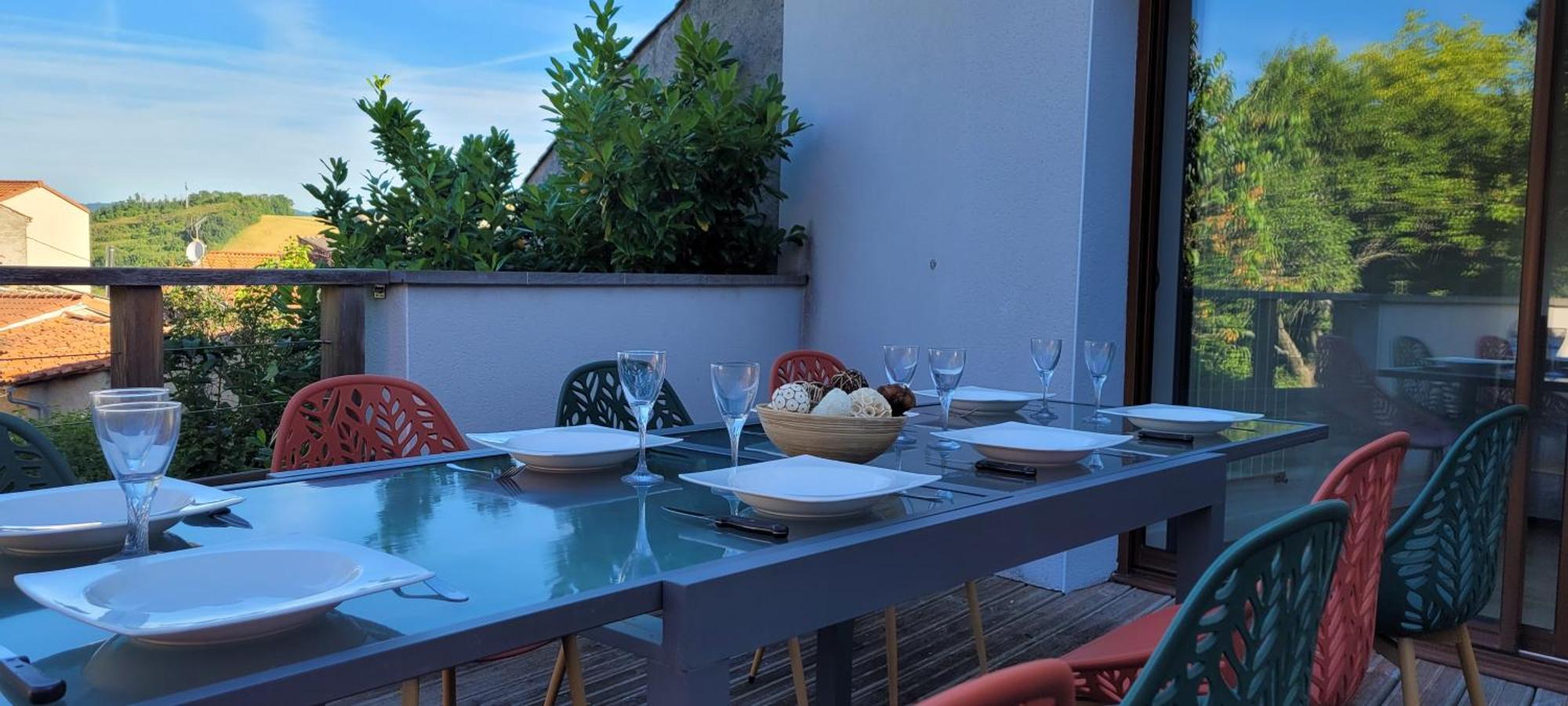 Les Maisons Bareyre - Grandes Maisons Avec Terrasse Saint-Sandoux Exteriör bild